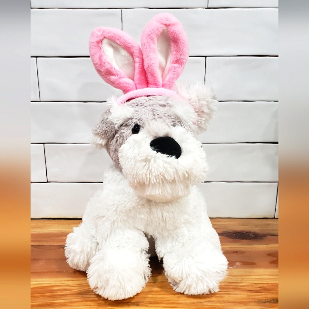 Puppy With Ears Spring Easter Bunny Plush